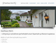 Tablet Screenshot of gasthaushenri.fi